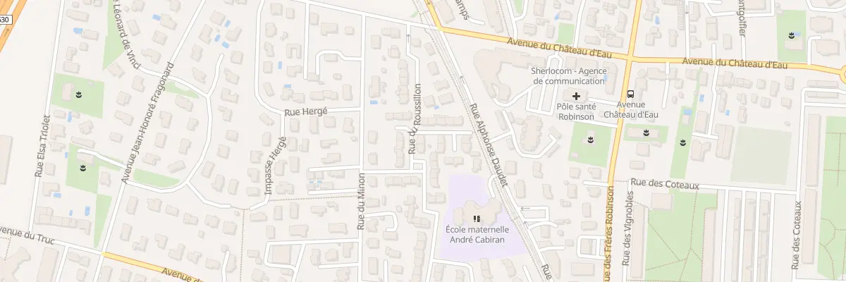 Plan du 18 Rue du Roussillon à Mérignac