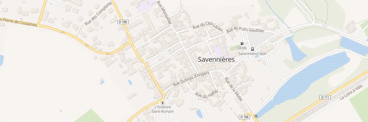 Plan du 5 Rue Monsallier à Savennières