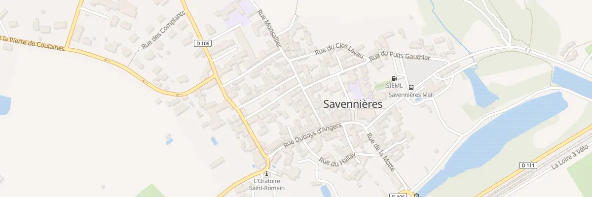 Plan du 9B Rue Monsallier à Savennières