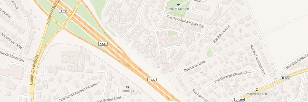 Plan du 78 Rue Medecin Jean Vialar Goudou à Pessac