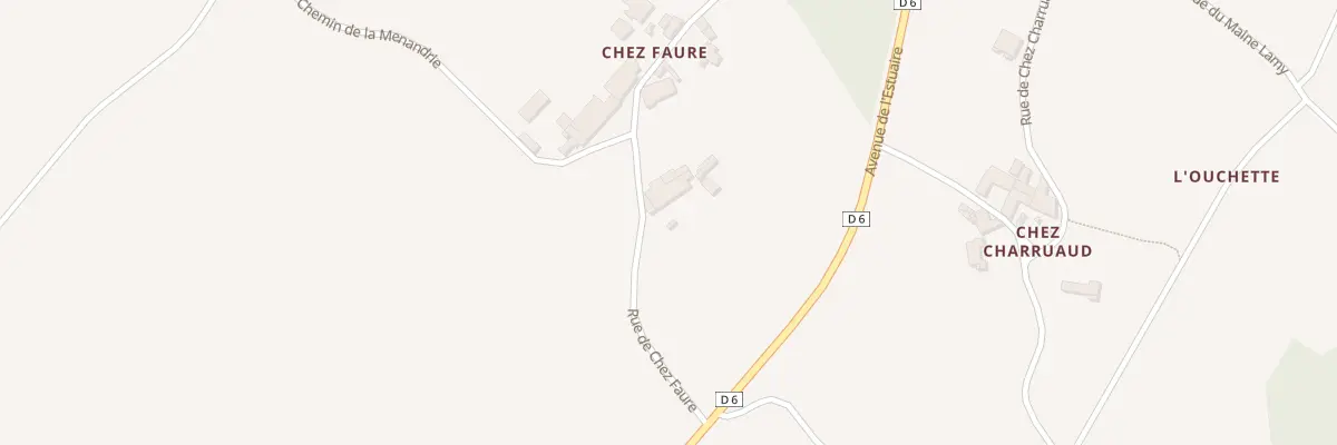 Plan du 27 Rue de Chez Faure à Tesson