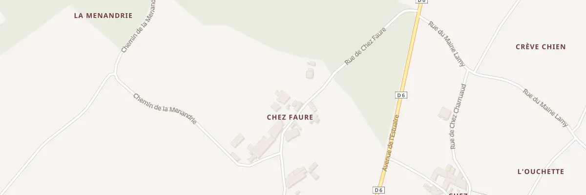 Plan du 12 Rue de Chez Faure à Tesson