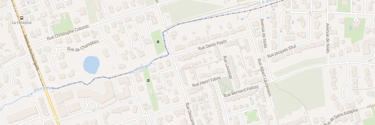 Plan du 25 Rue Denis Papin à Pessac