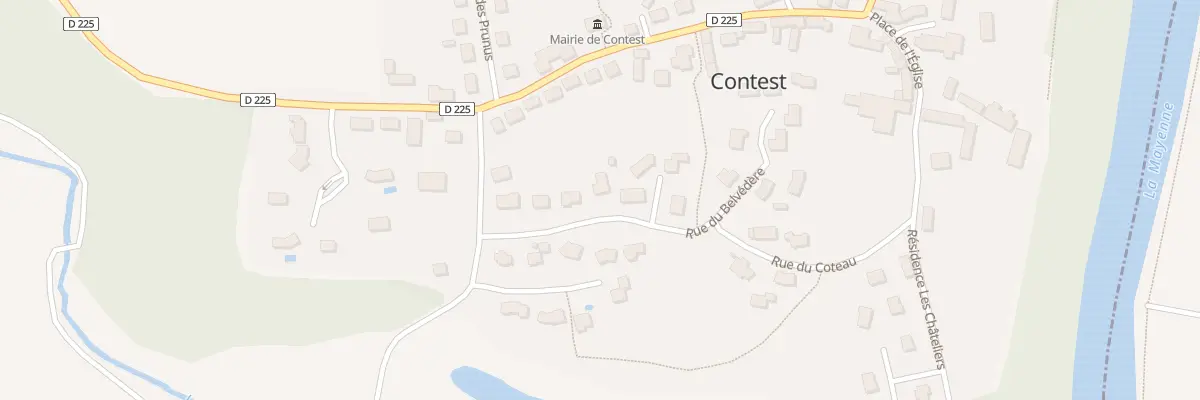 Plan du 7 Rue du Belvedere à Contest