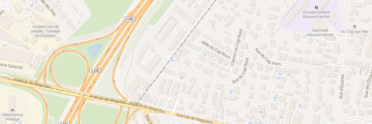 Plan du 27 Rue du Cap Roux à Mérignac
