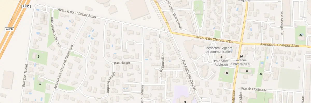 Plan du 7 Rue du Roussillon à Mérignac