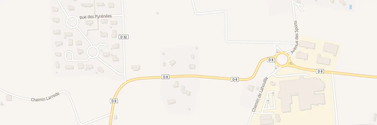 Plan du 800 Rte du Béarn à Montaut
