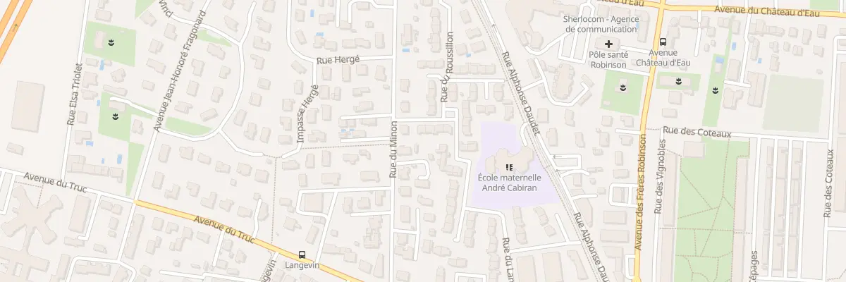 Plan du 1 Rue de Bretagne à Mérignac