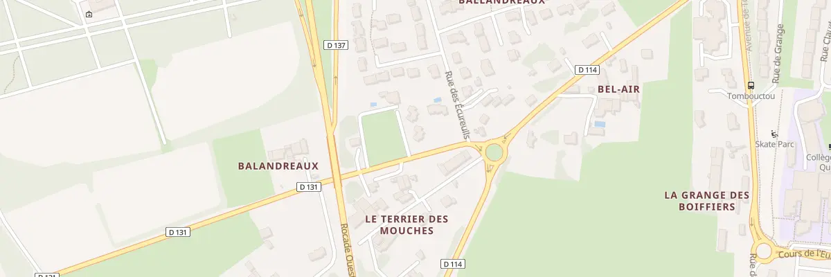 Plan du 51E Rue des Pinauds à Saintes