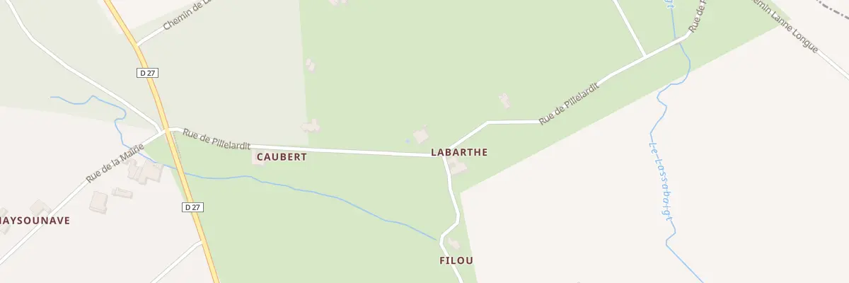 Plan du 5 Rue de Pillelardit à Poey-d’Oloron