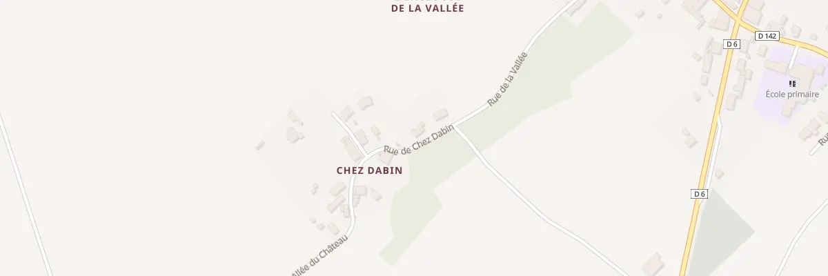 Plan du 4 Rue de Chez Dabin à Tesson