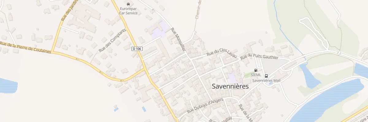 Plan du 15 Rue Monsallier à Savennières