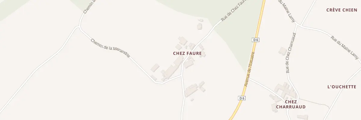 Plan du 16 Rue de Chez Faure à Tesson
