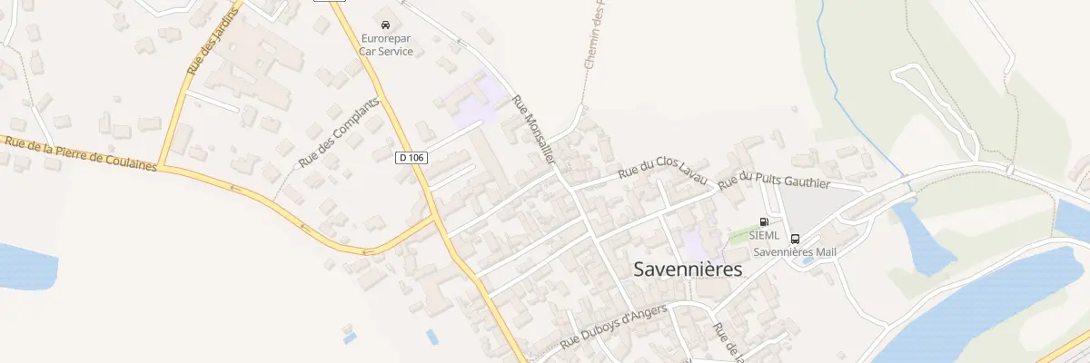 Plan du 17 Rue Monsallier à Savennières