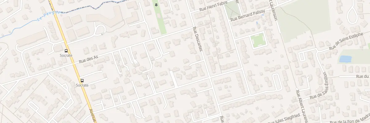 Plan du 41B Rue Descartes à Pessac