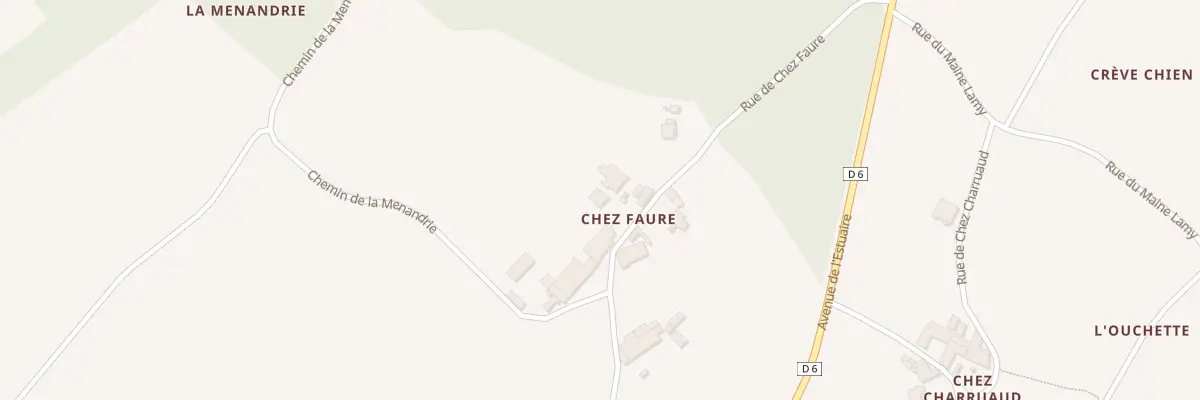 Plan du 14 Rue de Chez Faure à Tesson