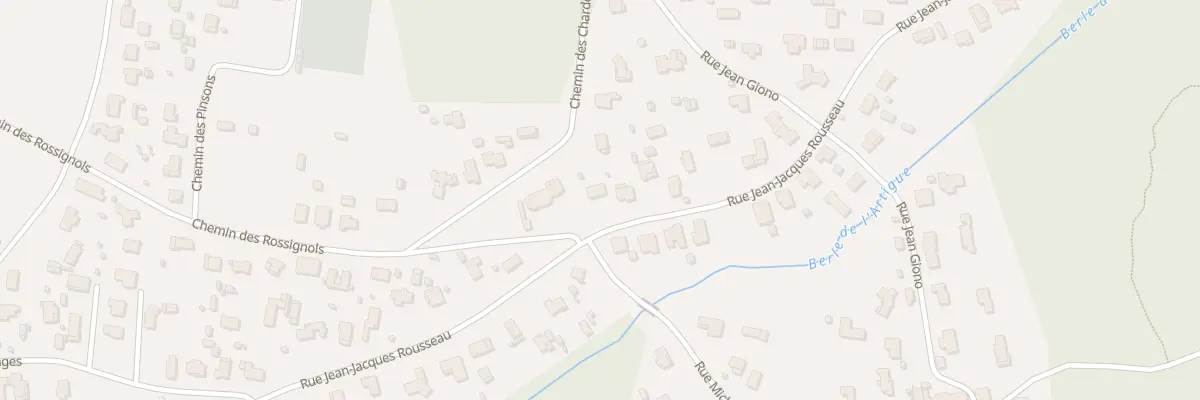 Plan du 595 Rue Jean-jacques Rousseau au Pian-Médoc