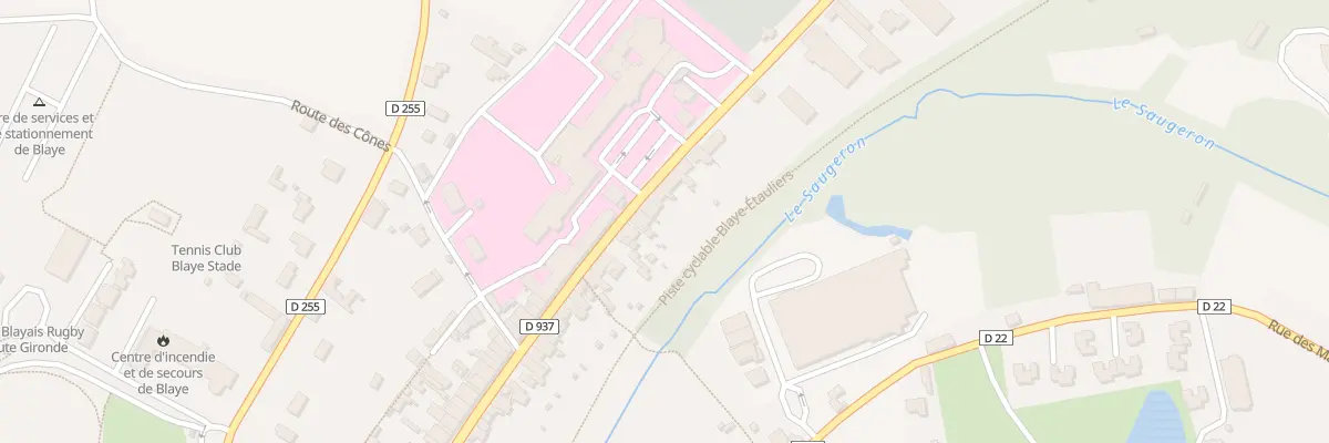 Plan du 100 Rue de l’Hôpital à Blaye