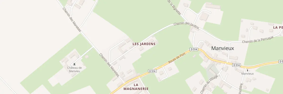Plan du 6 Che des Jardins à Manvieux