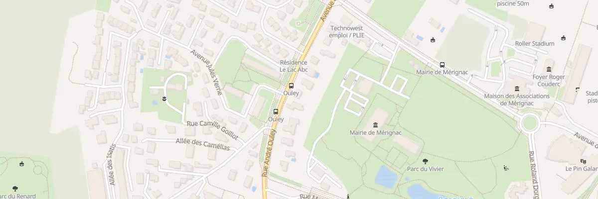 Plan du 7 Av des Frères Robinson à Mérignac