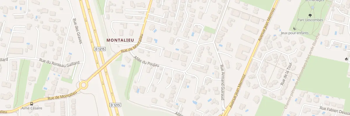 Plan du 61 Rue du Montalieu à Eysines