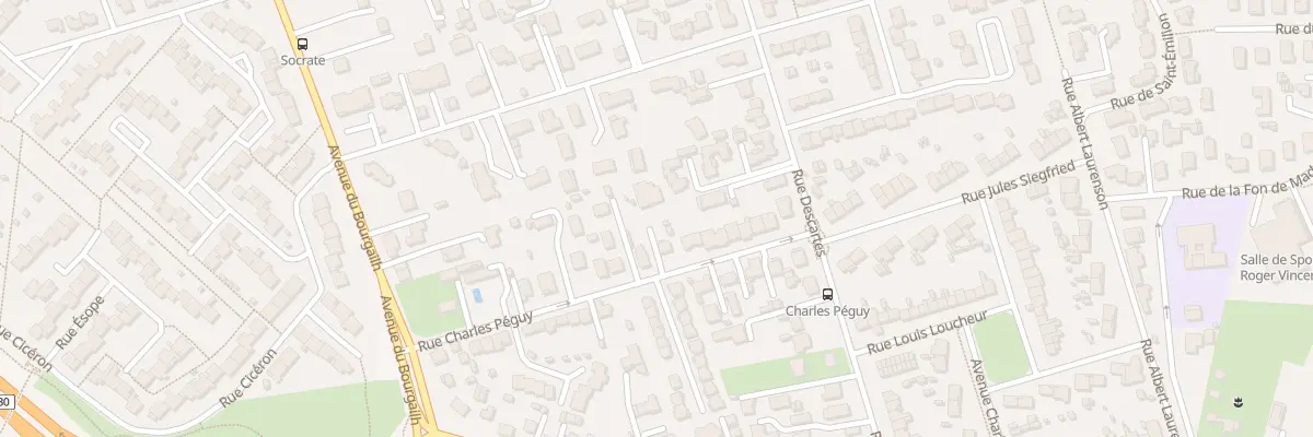 Plan du 14 Rue Charles Péguy à Pessac