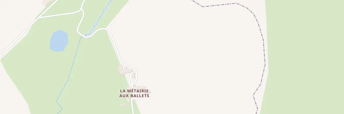 Plan du 1034 La Metairie aux Ballets à Oisseau