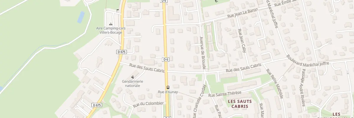 Plan du 11 Rue d’Aunay à Villers-Bocage