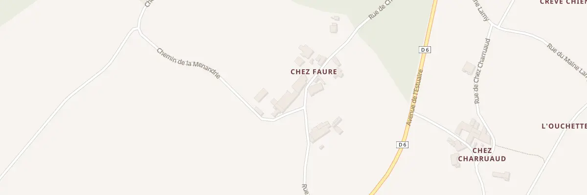 Plan du 20 Rue de Chez Faure à Tesson