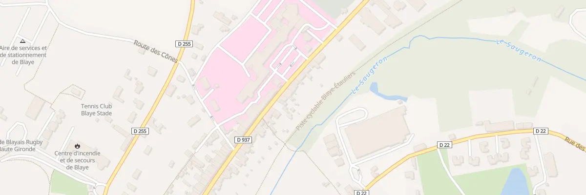 Plan du 96 Rue de l’Hôpital à Blaye