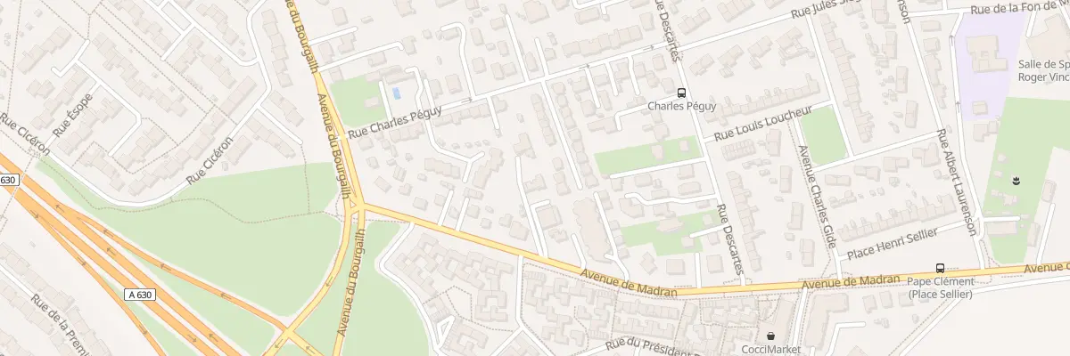 Plan du 51B Av de Madran à Pessac