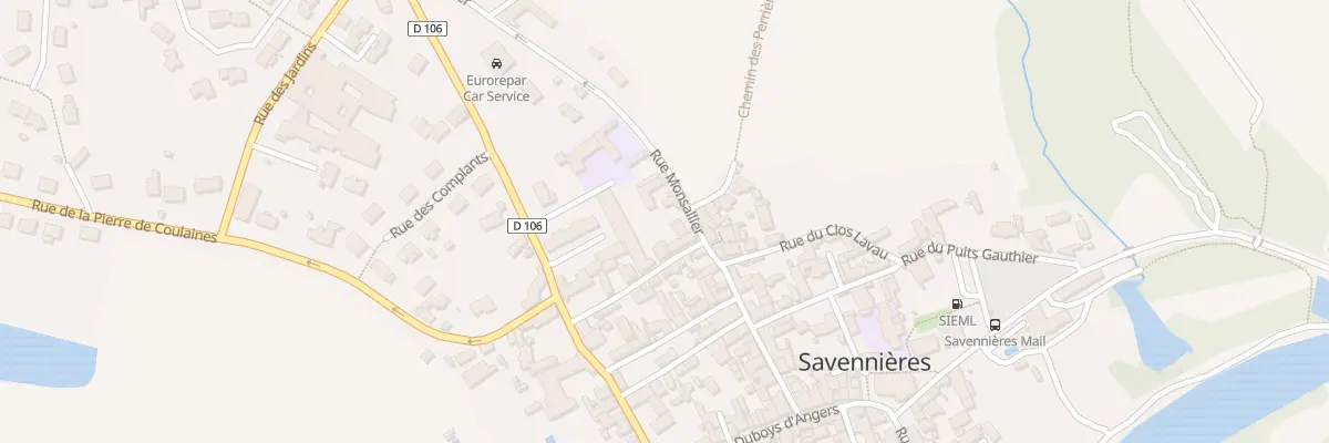 Plan du 19 Rue Monsallier à Savennières