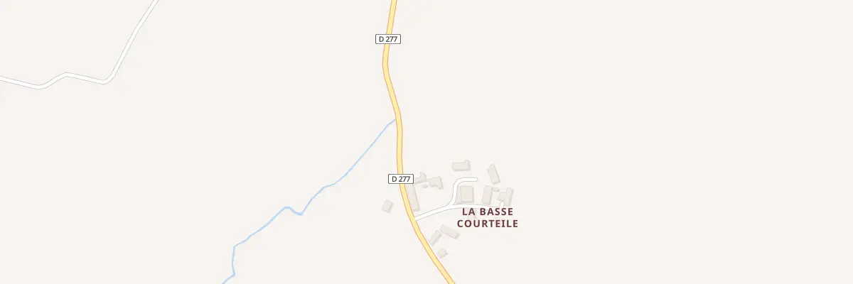 Plan du 1 La Basse Courteille à Martigné-sur-Mayenne