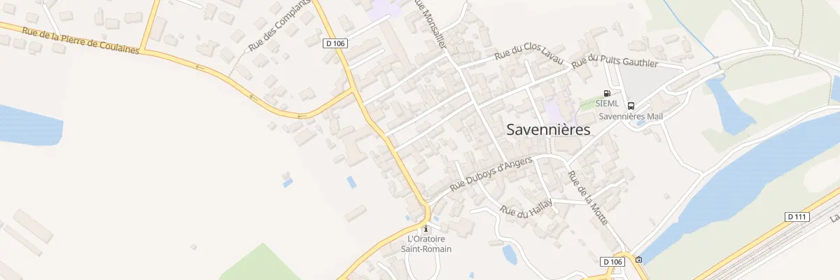 Plan du 3 Rue Michel Fourcade à Savennières