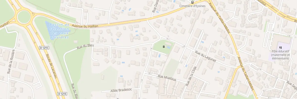 Plan du 1 Rue du Bleu à Eysines