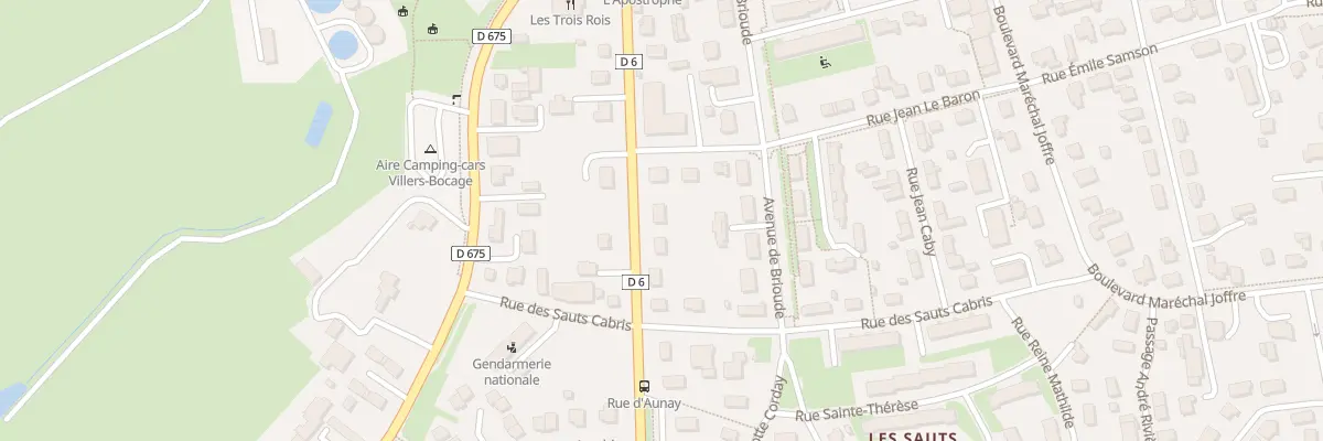 Plan du 7 Rue d’Aunay à Villers-Bocage