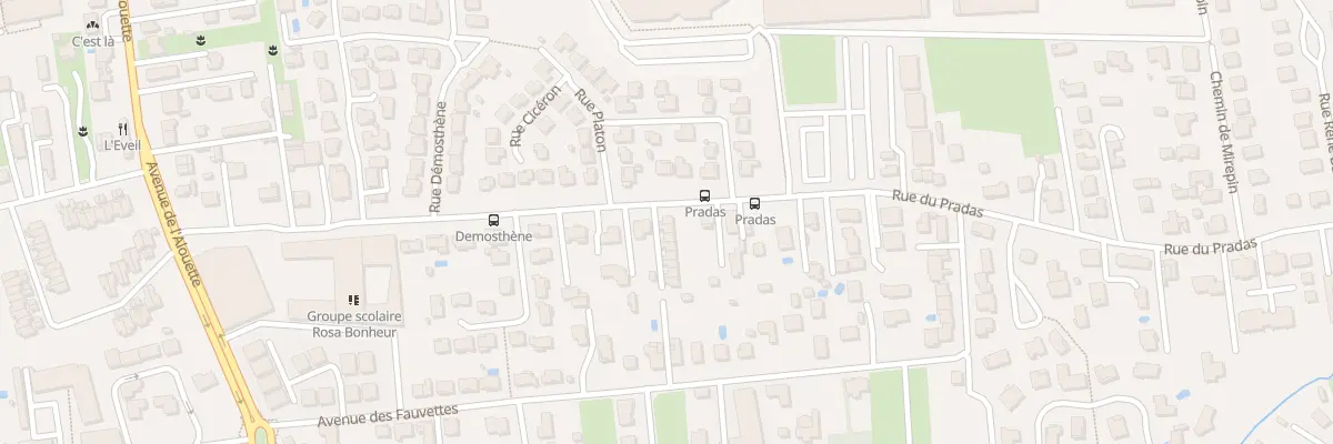 Plan du 92 Rue du Pradas à Mérignac