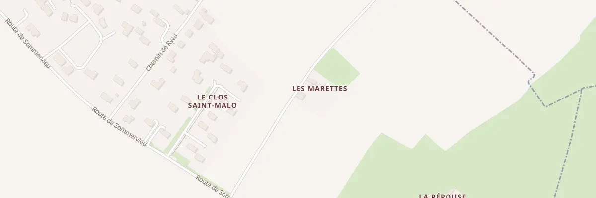 Plan du 5021 Les Marettes à Magny-en-Bessin
