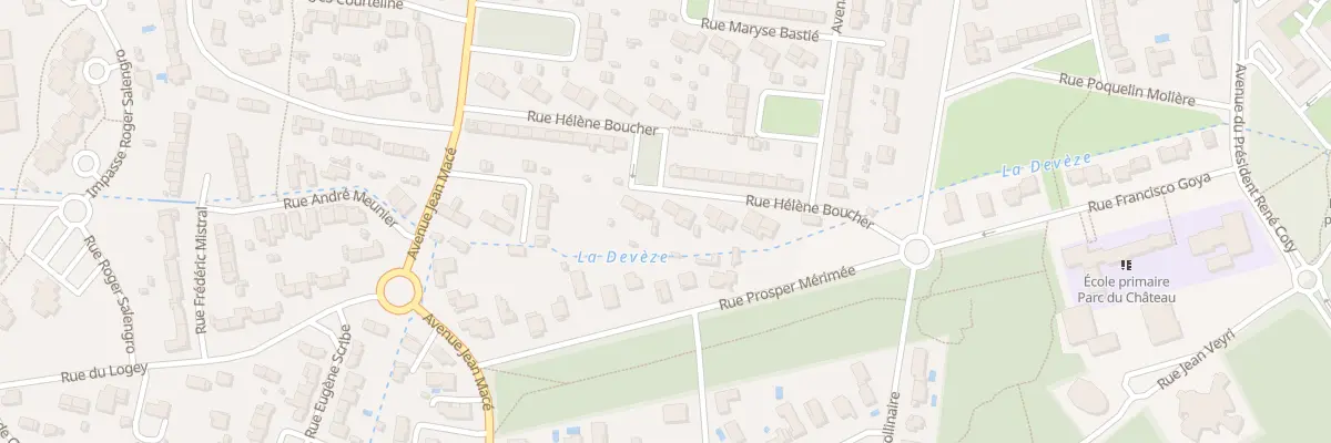 Plan du 12 Rue Helene Boucher à Mérignac
