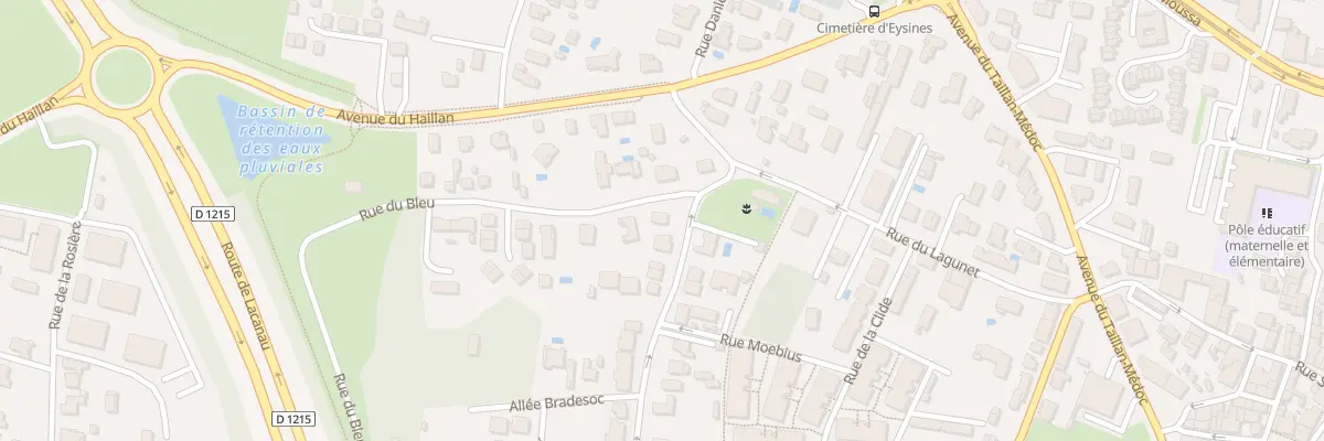 Plan du 3 Rue du Bleu à Eysines