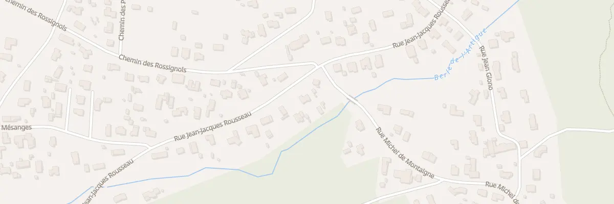 Plan du 522 Rue Jean-jacques Rousseau au Pian-Médoc