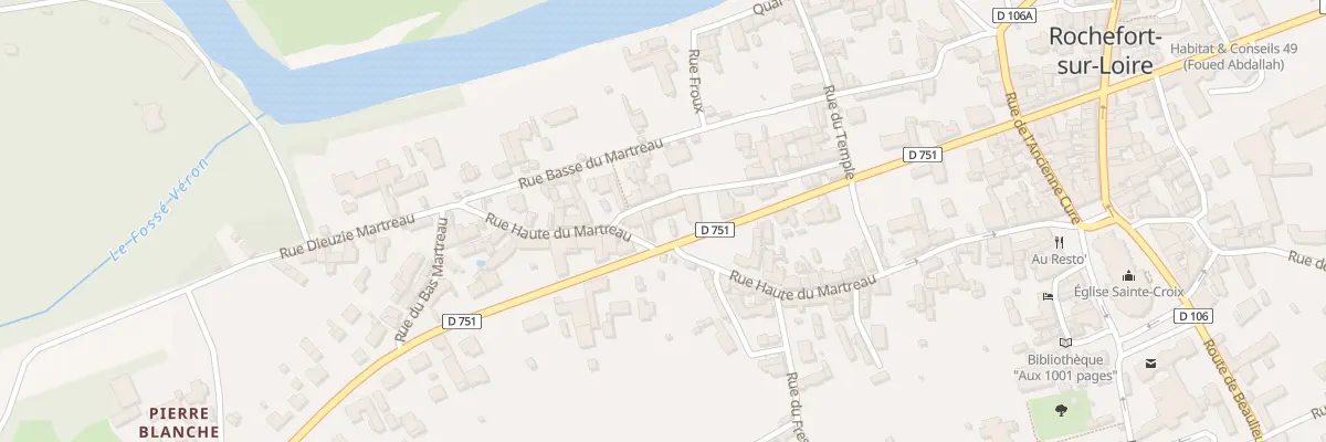 Plan du 6 Rue Centrale du Martreau à Rochefort-sur-Loire
