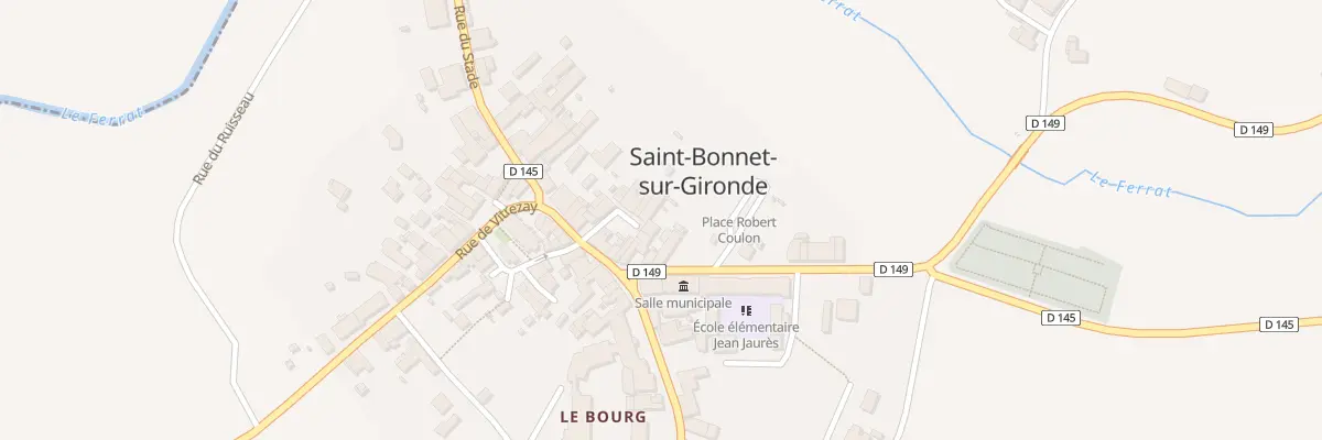 Plan du 3B Rue des Ecoles à Saint-Bonnet-sur-Gironde
