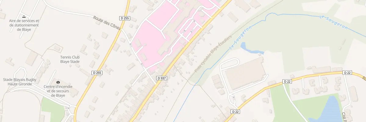 Plan du 92B Rue de l’Hôpital à Blaye