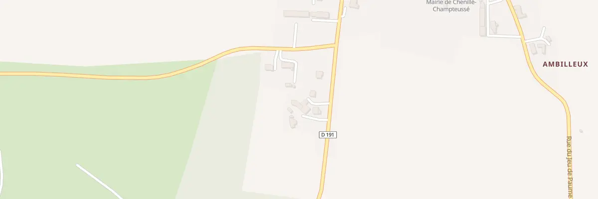 Plan du 3 Rue du Port à Chenillé-Champteussé
