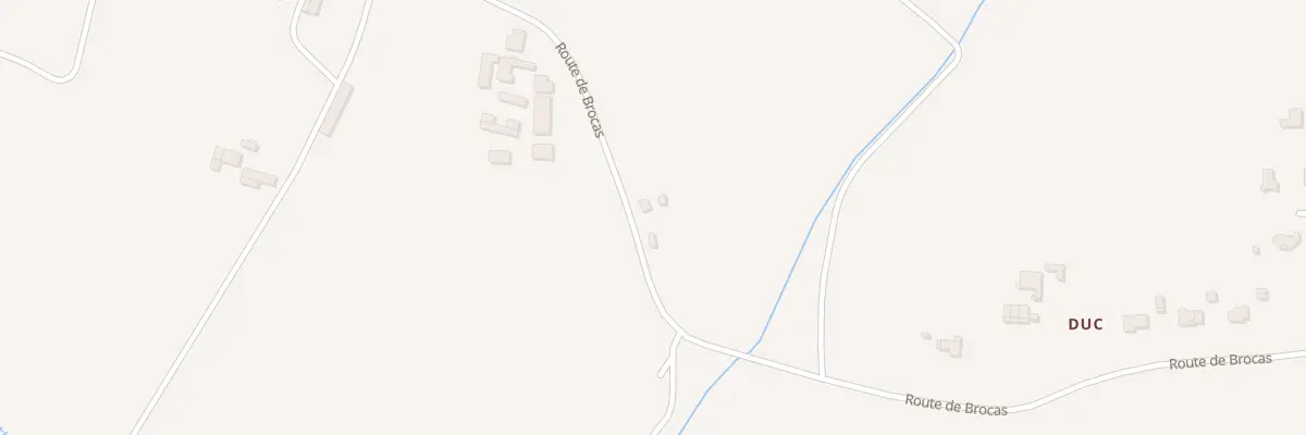 Plan du 2044 Rte de Brocas à Doazit