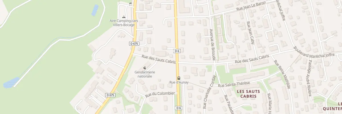 Plan du 16 Rue d’Aunay à Villers-Bocage