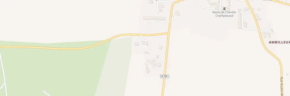 Plan du 5 Rue du Port à Chenillé-Champteussé