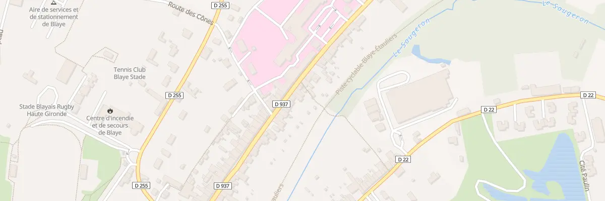 Plan du 84 Rue de l’Hôpital à Blaye