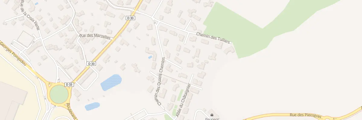 Plan du 3 All du Pas à Cerizay